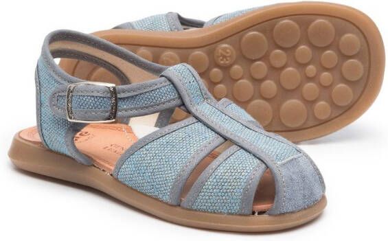 Pépé Kids Alix sandalen met gesp Blauw