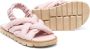 Pépé Kids Lisbeth sandalen met gekruiste bandjes Roze - Thumbnail 2