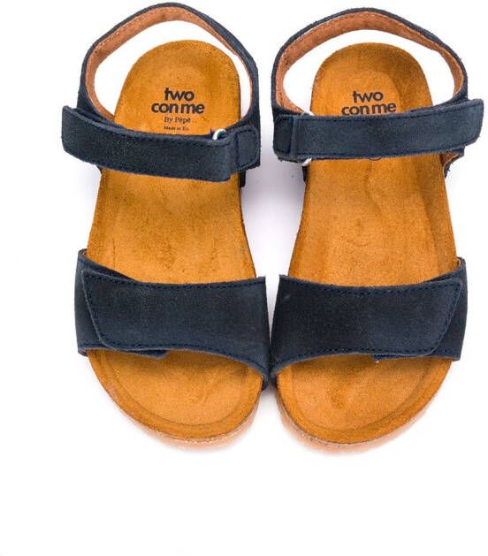 Pépé Kids Sandalen met klittenband Blauw