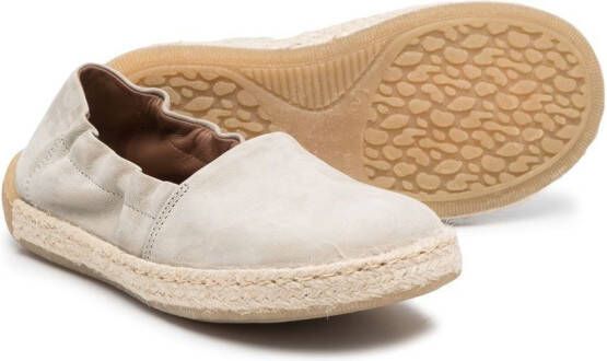 Pépé Kids Slip-on espadrille ballerina's Grijs