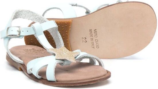 Pèpè Sandalen met bandjes Blauw