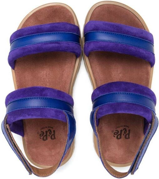 Pèpè Sandalen met dubbel bandje Blauw