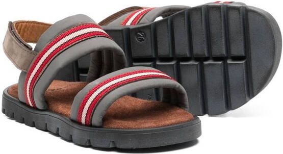 Pèpè Sandalen met dubbele bandjes Grijs