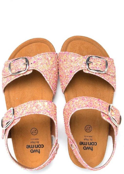 Pèpè Sandalen met glitter Roze