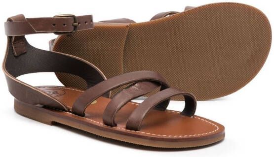 Pèpè Sandalen met meerdere bandjes Bruin