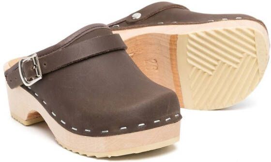 Pèpè Sandalen met plateauzool Bruin