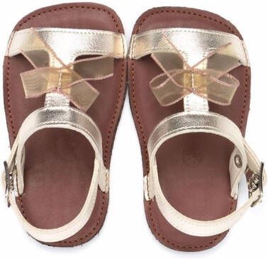 Pèpè Sandalen met strikdetail Goud