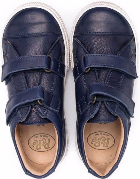 Pèpè Sneakers met klittenband Blauw