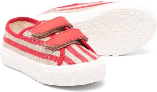 Pèpè Sneakers met klittenband Rood