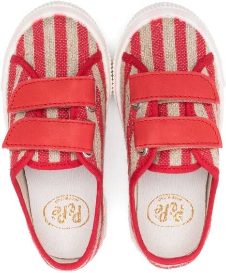 Pèpè Sneakers met klittenband Rood