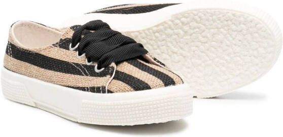 Pèpè Sneakers met zijstreep Zwart