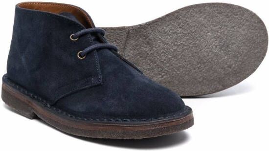 Pèpè Suède desert boots Blauw