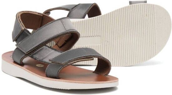 Pèpè Summer sandalen met dubbele bandjes Grijs