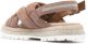 Peserico Suède sandalen met geweven bandjes Bruin - Thumbnail 3