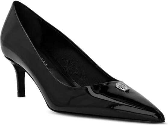 Philipp Plein Pumps met doodskop applicatie Zwart