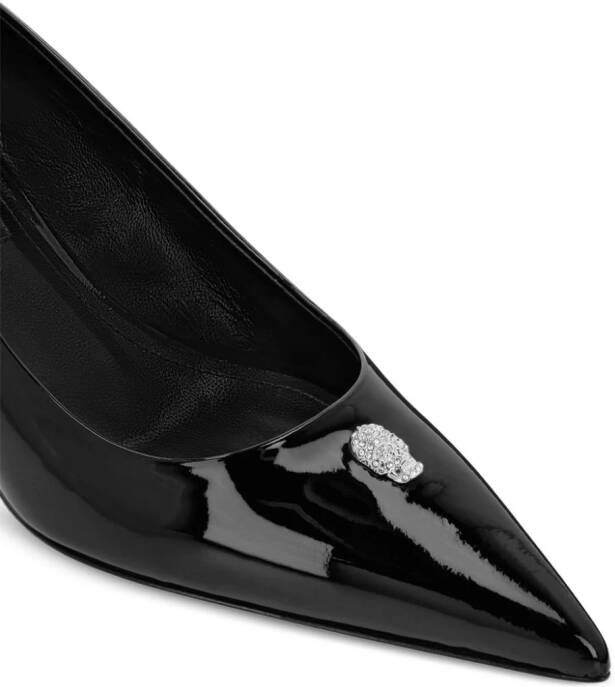 Philipp Plein Pumps met doodskop applicatie Zwart