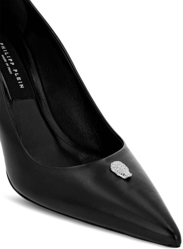 Philipp Plein Pumps met doodskop applicatie Zwart