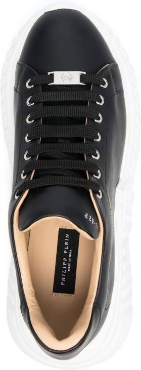 Philipp Plein Basic low-top sneakers Zwart