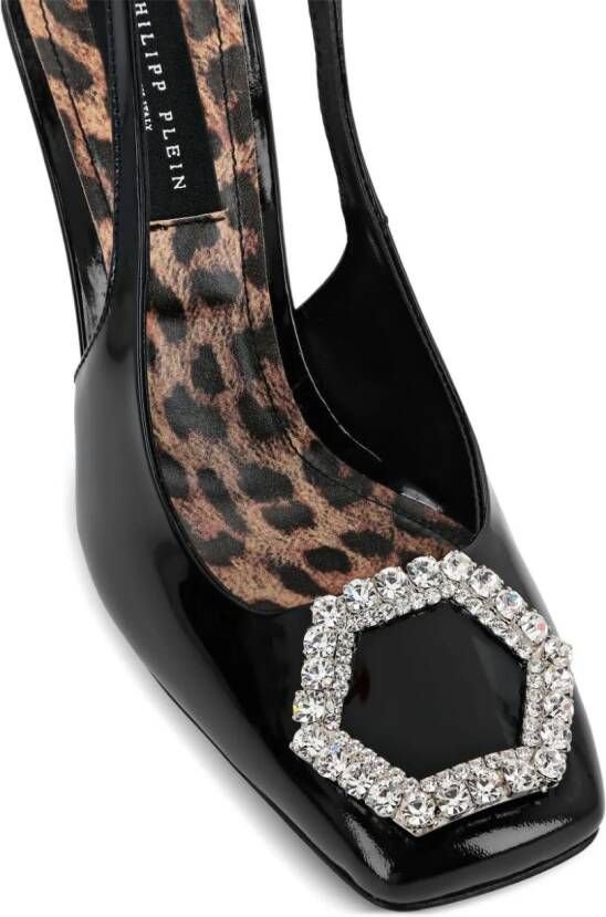 Philipp Plein Pumps met gesp Zwart