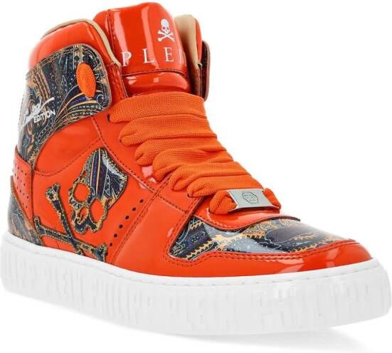 Philipp Plein Chuck 70 high-top sneakers Oranje