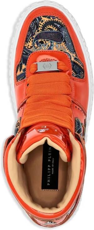 Philipp Plein Chuck 70 high-top sneakers Oranje