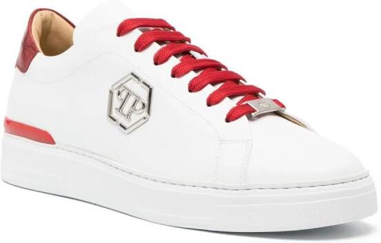 Philipp Plein Hexagon low-top sneakers Rood