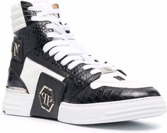 Philipp Plein Cocco Phantom Kicks high-top sneakers Wit