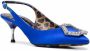 Philipp Plein Crystal Hexagon leren pumps Blauw - Thumbnail 2