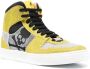 Philipp Plein Crystal Notorious high-top sneakers Geel - Thumbnail 2