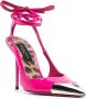 Philipp Plein Crystal Skull leren pumps Roze - Thumbnail 2