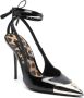 Philipp Plein Crystal Skull leren pumps Zwart - Thumbnail 2