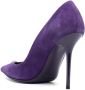 Philipp Plein Decollete pumps met suède hak Paars - Thumbnail 3