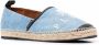 Philipp Plein Espadrilles met doodskop logo Blauw - Thumbnail 2