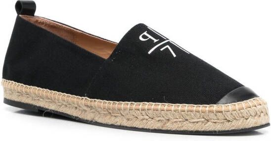 Philipp Plein Espadrilles met logoprint Zwart