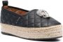 Philipp Plein Espadrilles verfraaid met doodskop Zwart - Thumbnail 2