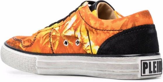 Philipp Plein Flame low-top sneakers Oranje