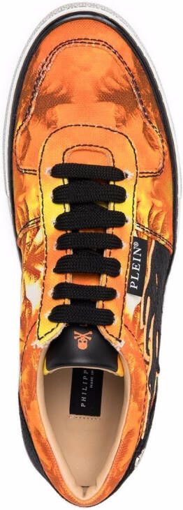 Philipp Plein Flame low-top sneakers Oranje