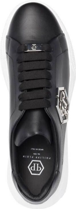 Philipp Plein Godzilla Hexagon hardloopsneakers Zwart