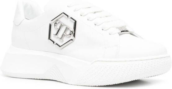 Philipp Plein Godzilla Runner Hexagon low-top sneakers Wit