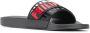 Philipp Plein Gummy sandalen met logo Zwart - Thumbnail 1