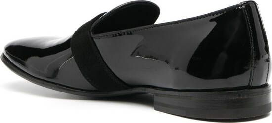 Philipp Plein Hexagon loafers met T-plakkaat Zwart