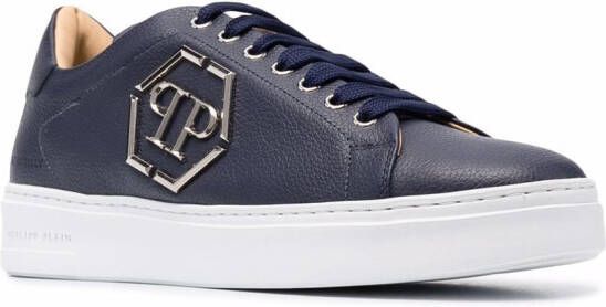 Philipp Plein Hexagon low-top sneakers Blauw