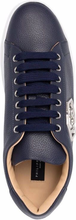 Philipp Plein Hexagon low-top sneakers Blauw