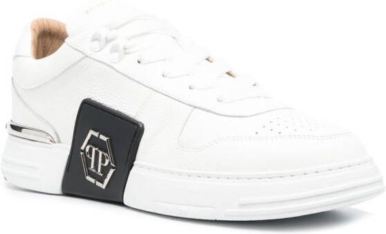 Philipp Plein Hexagon low-top sneakers Wit