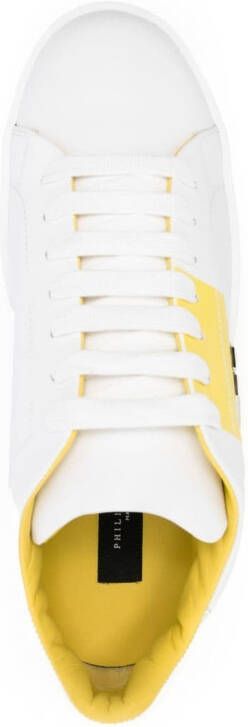 Philipp Plein Hexagon low-top sneakers Wit