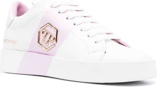 Philipp Plein Hexagon low-top sneakers Wit