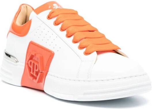 Philipp Plein Hexagon low-top sneakers Wit