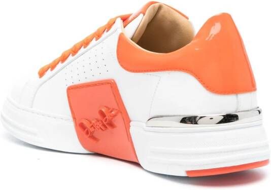 Philipp Plein Hexagon low-top sneakers Wit