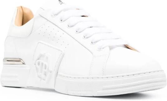 Philipp Plein Hexagon low-top sneakers Wit