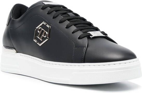 Philipp Plein Hexagon low-top sneakers Zwart